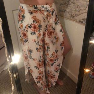 William B Side Slit Summer Pants